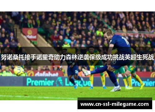 努诺桑托接手诺里奇助力森林逆袭保级成功挑战英超生死战 努诺桑托接手诺里奇助力森林逆袭保级成功挑战英超生死战